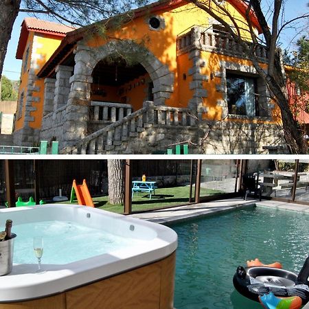 Casa Rural Mansion Adela Con Piscina Y Jacuzzi Collado Mediano Exterior photo